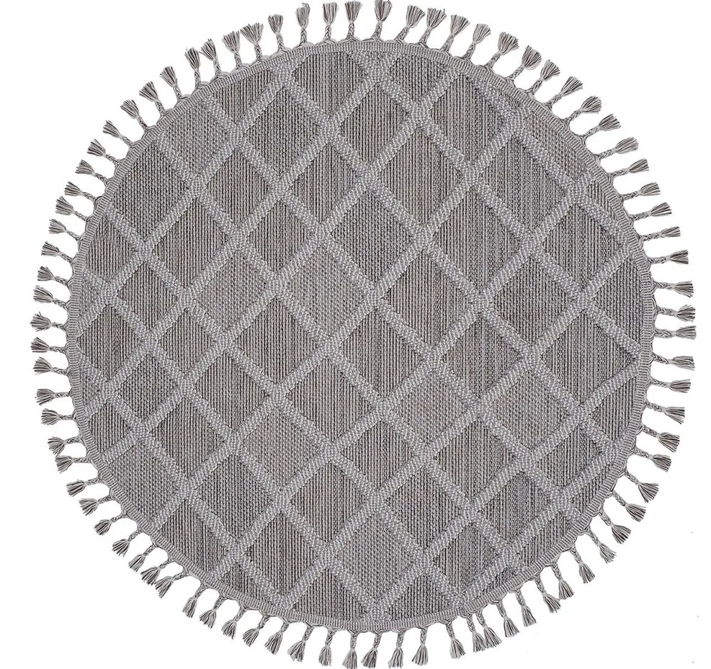 Okrugli tepih Beverly 2264 Y Grey 120 x 120 (614CCL1741)