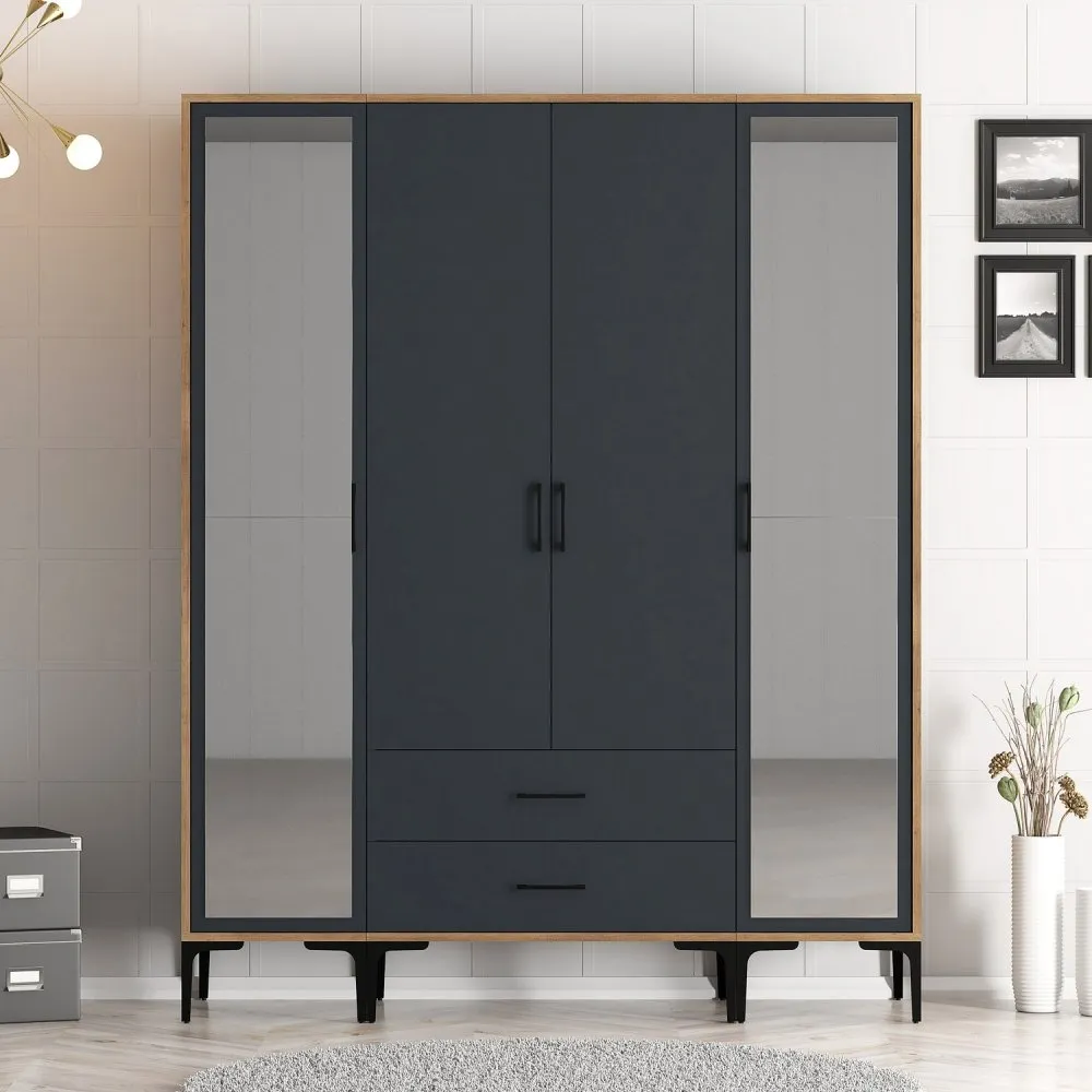 Ormar Kumsal RTR Walnut Anthracite