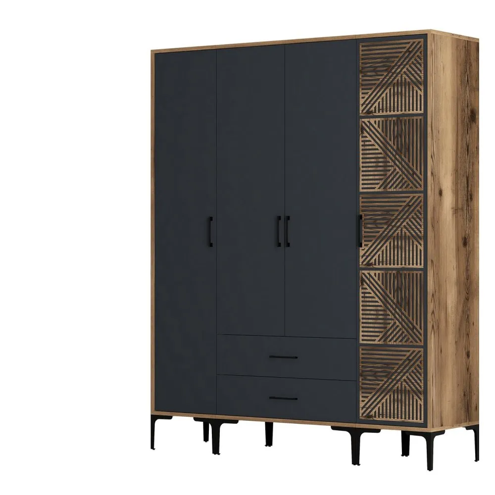 Ormar Kumsal STP Walnut Anthracite