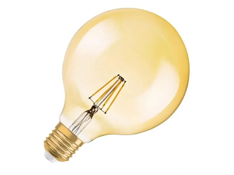 LED filament sijalica dim. toplo bela 6.5W