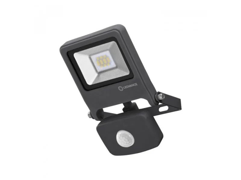 LED Reflektor Flood Senzor 10W 4000k T. Siva