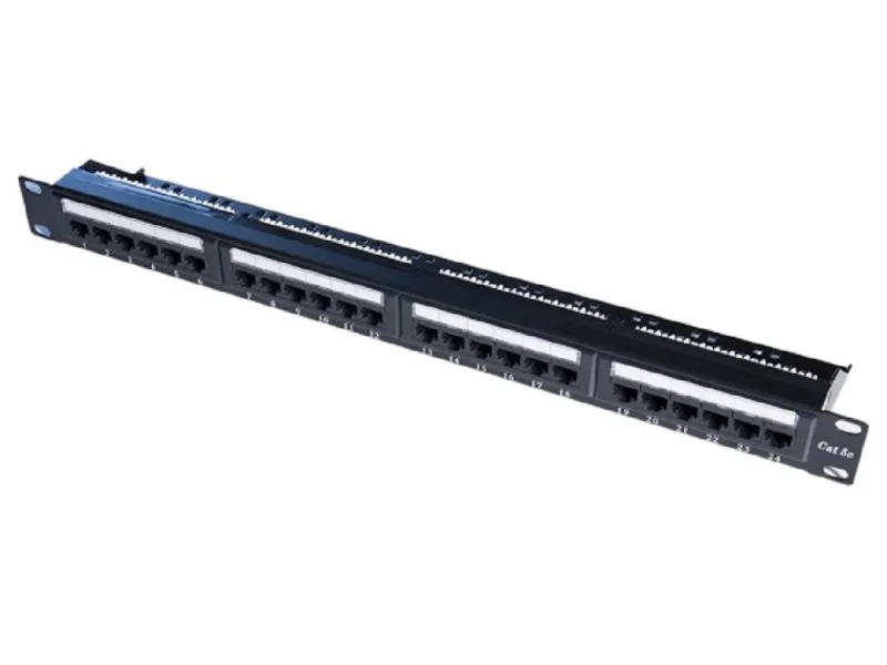 19''/1U Cat6 24 porta patch panel
