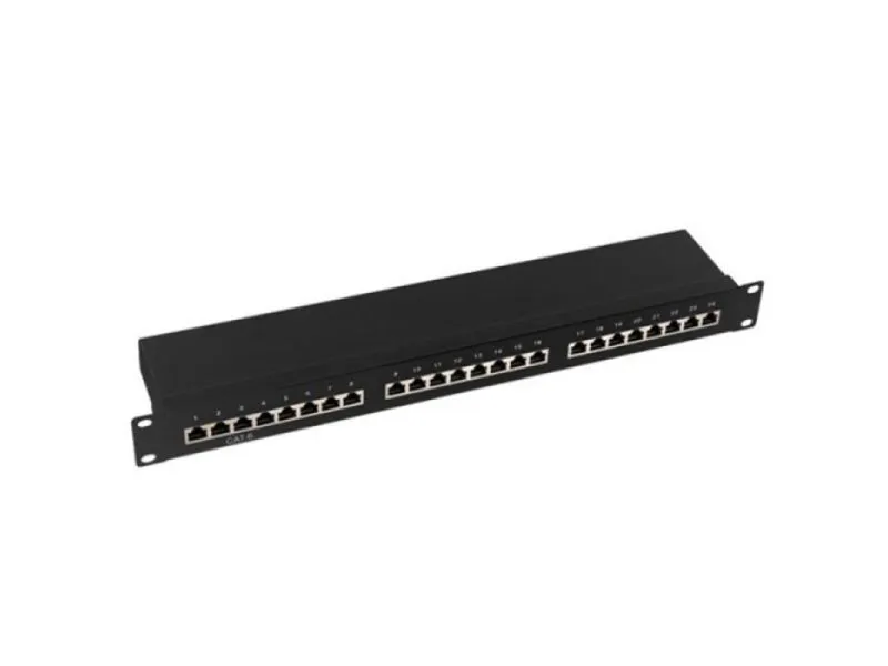19''/1U Cat6A 24 porta patch panel
