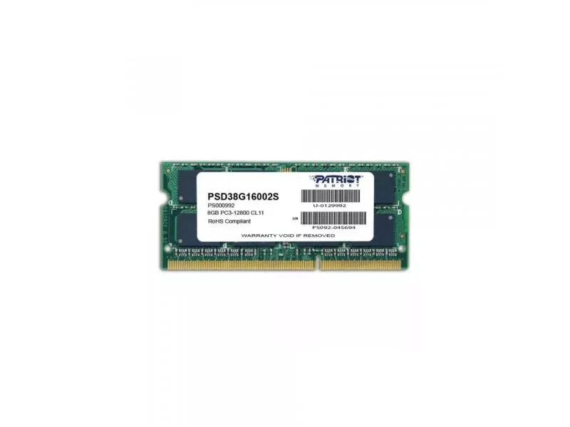 SODIMM DDR3 8GB 1600MHZ Signature PSD38G16002S