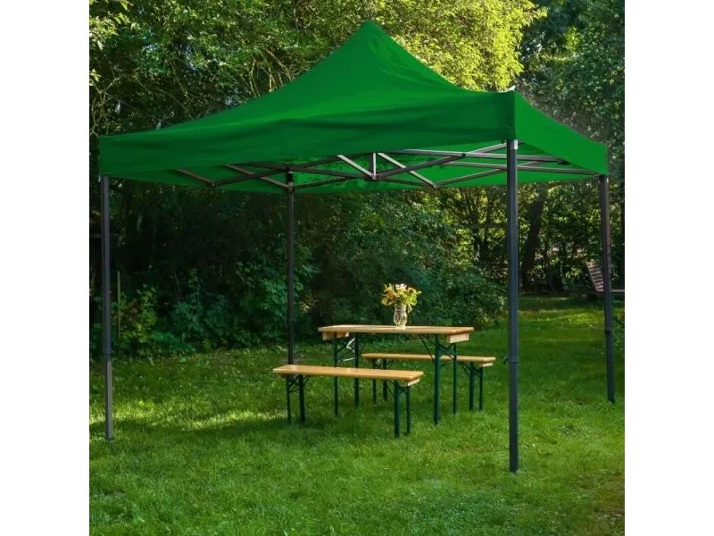 Paviljon zeleni sklopivi 3x3m
