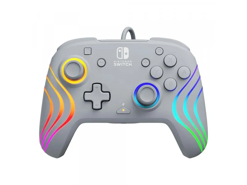 Nintendo Switch Afterglow Wave Wired Controller Grey