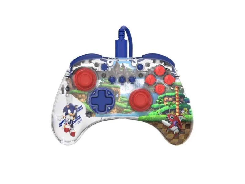 SWITCH Gamepad Realmz Wired Controller Sonic Green Hill Zone