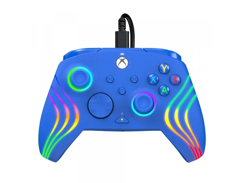 XBOX Wired Controller Afterglow Wave Blue