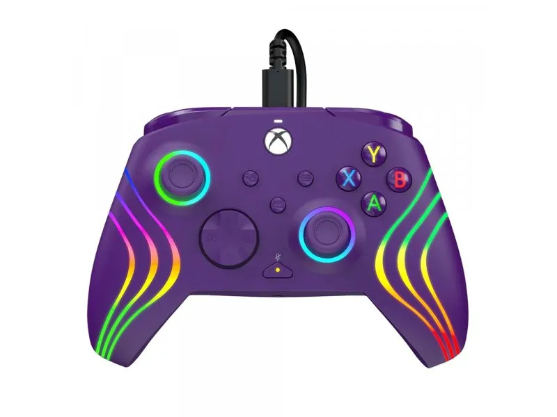 XBOX Wired Controller Afterglow Wave Purple