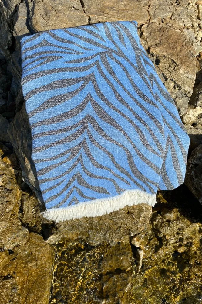 Peškir za plažu Carnival Blue