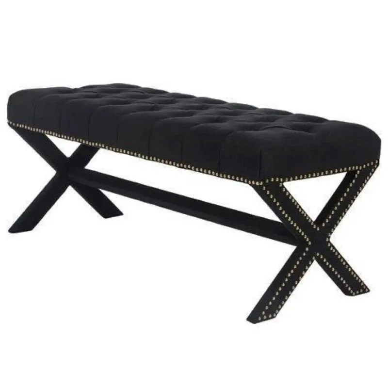 Pelona Capraz Pouffe 120 Black Pouffe