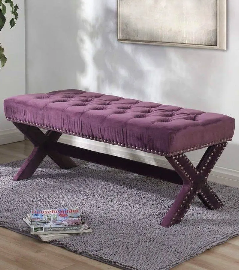 Pelona Capraz Pouffe 120 Purple Pouffe