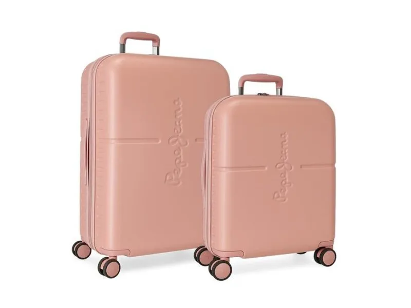 ABS Set kofera 2/1 Powder pink