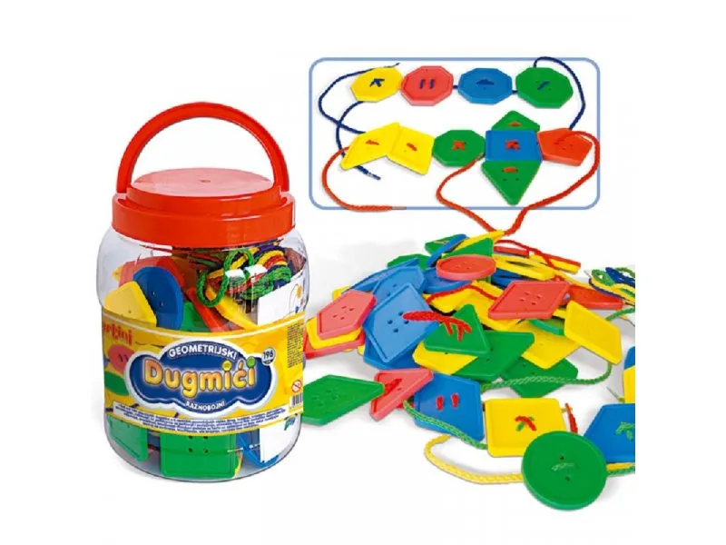 Konstruktor geometrijski dugmići