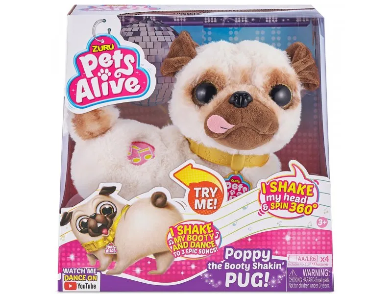 Pets Alive Mops Poppy interaktivna kuca