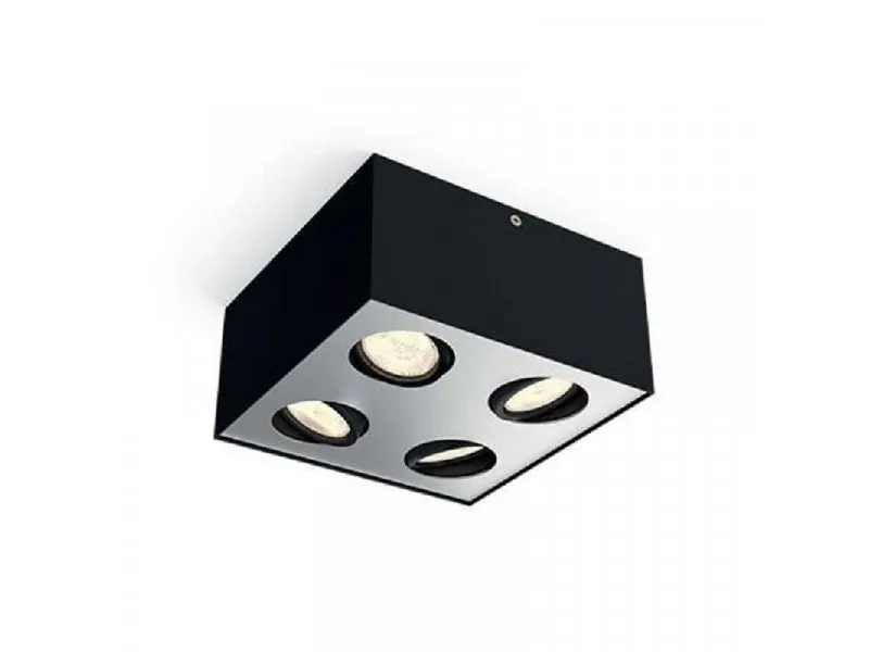 Box Led Spot Svetiljka Crna 4X4.5W 50494/30/P0