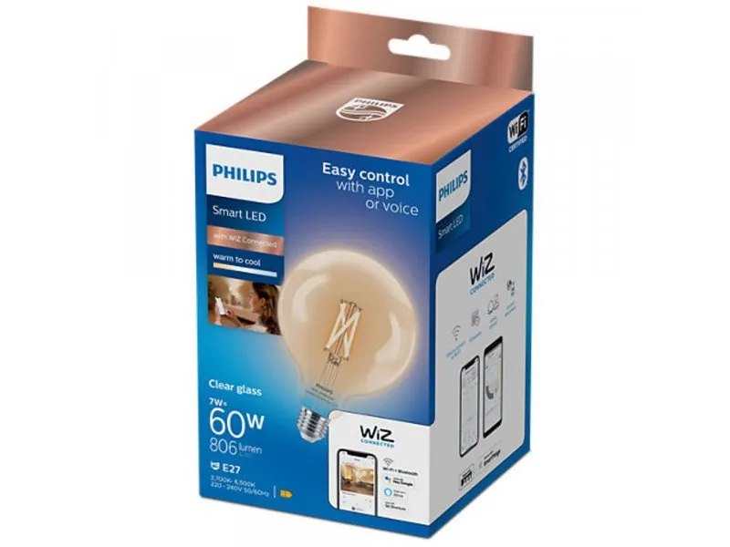 Smart LED Sijalica PHI WFB 60W G125 E27 CL