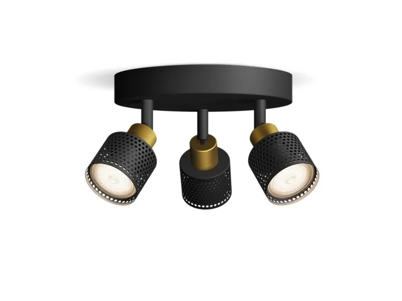 Spot svetiljka Niall GU10 3 x 5W - Crna