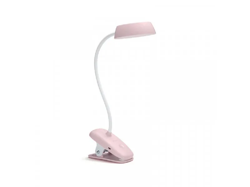 Stona lampa Donutclip DSK201 PT 3W 4000K roze USB 02 PH080