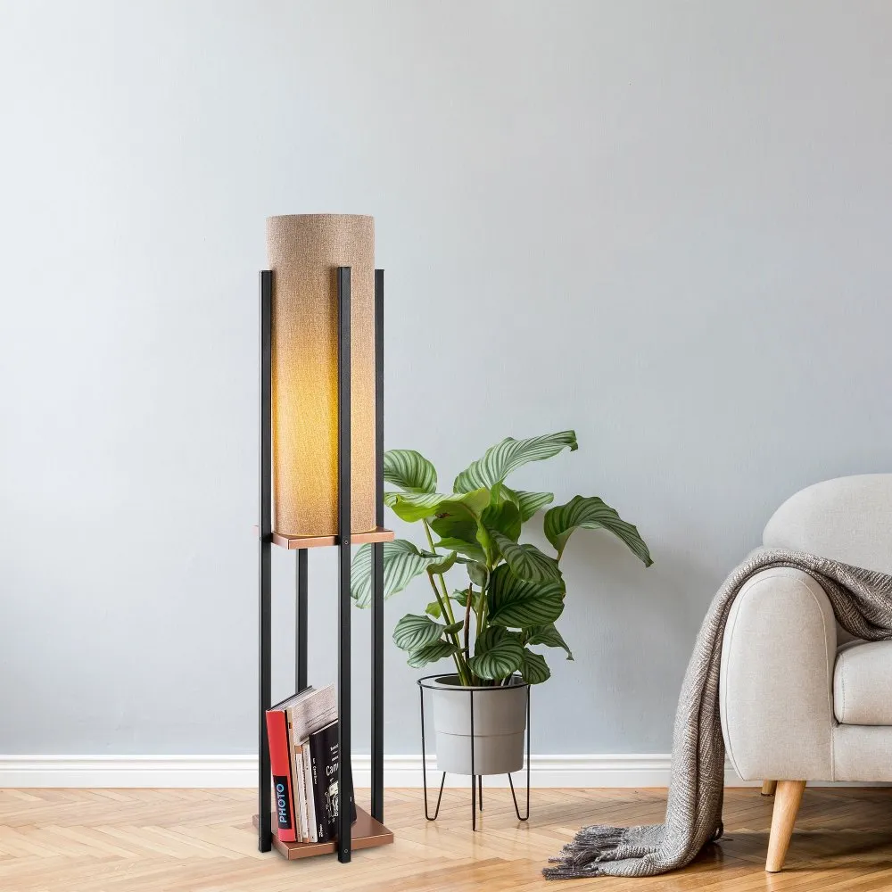 Podna lampa 7128 Black Copper US