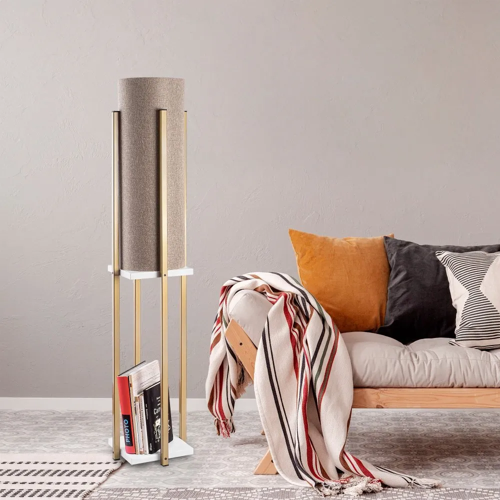 Podna lampa 7134 White Gold