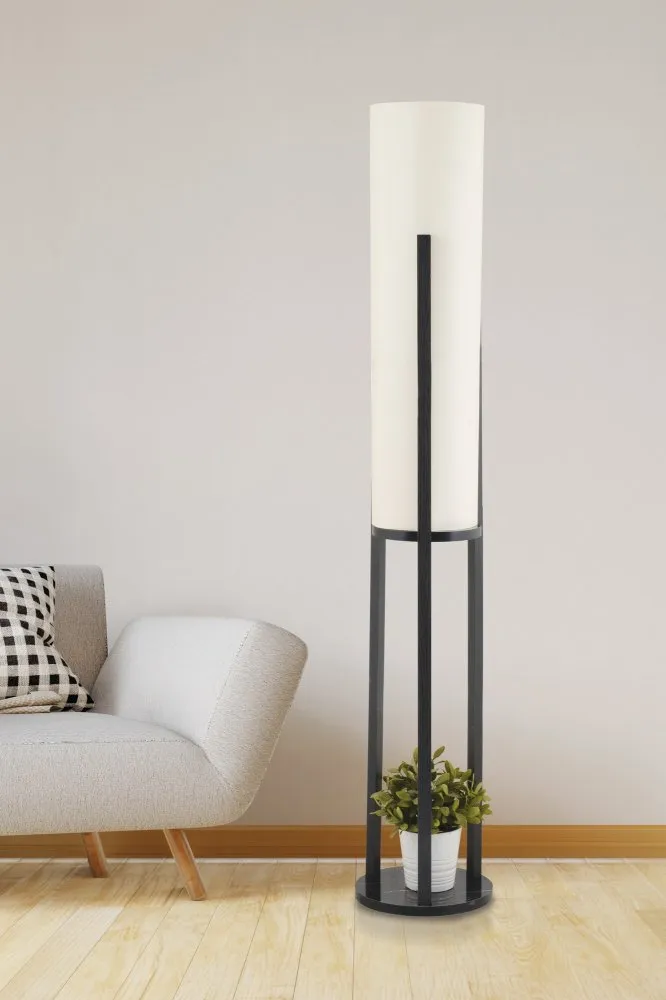 Podna lampa Circle Dor Black