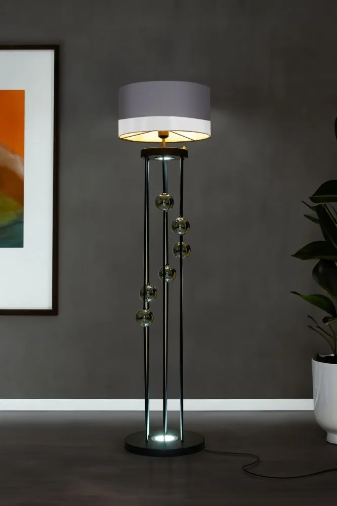 Podna lampa Clichy Anthracite Grey