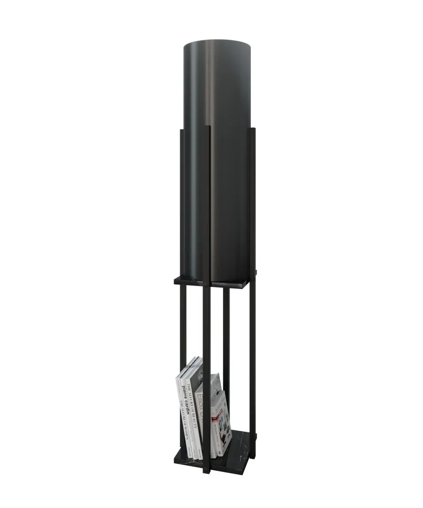 Podna lampa Dor Black v2