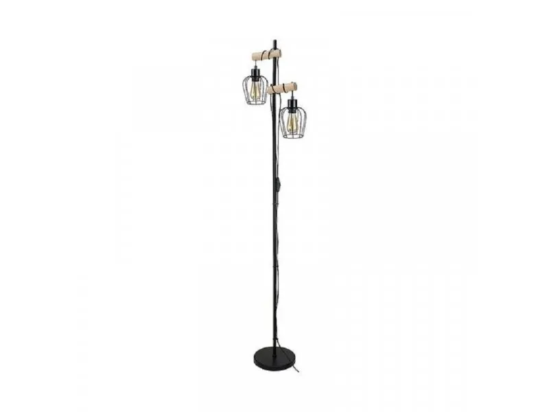 Podna lampa Fabian crna 5246