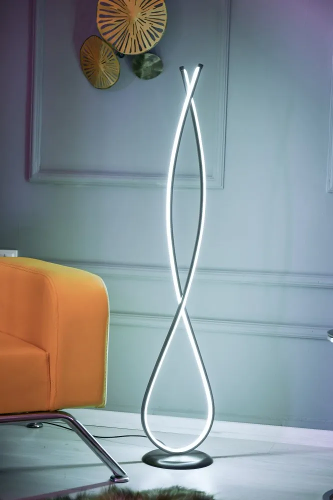 Podna lampa Infinity Black White