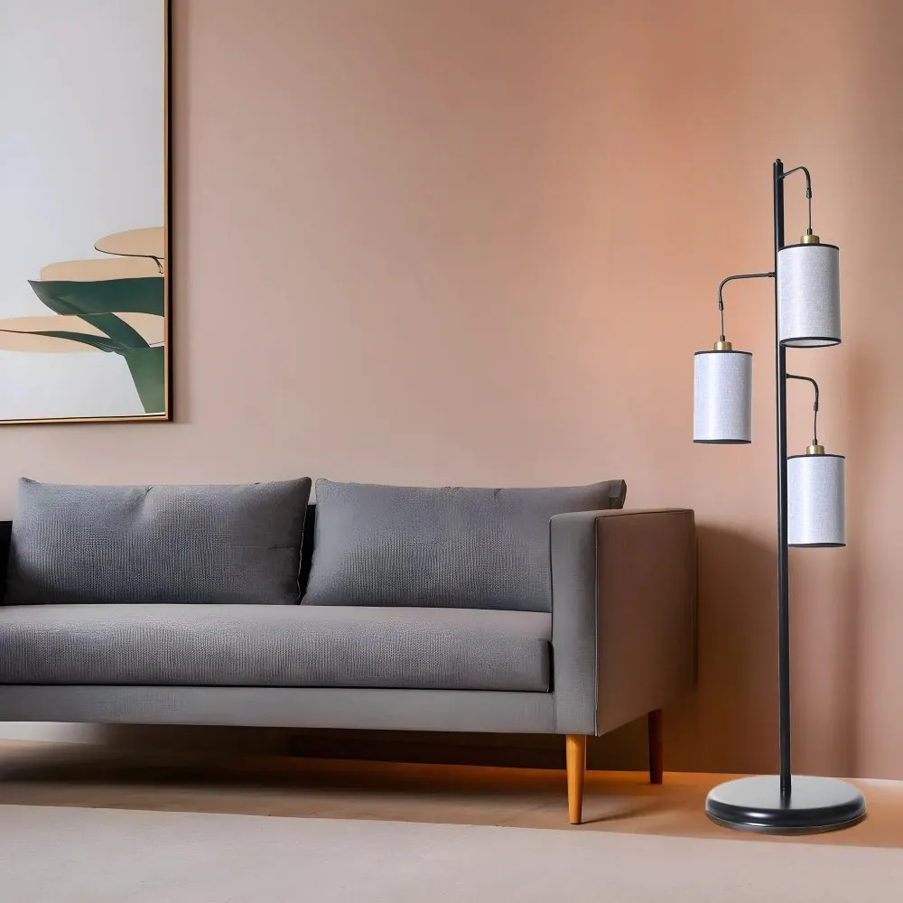 Podna lampa Jozef 3 534LUN4561