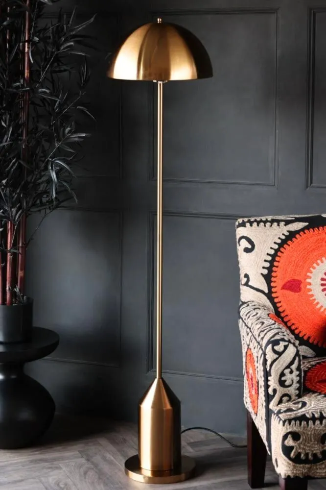 Podna lampa Mushroom Antiqued
