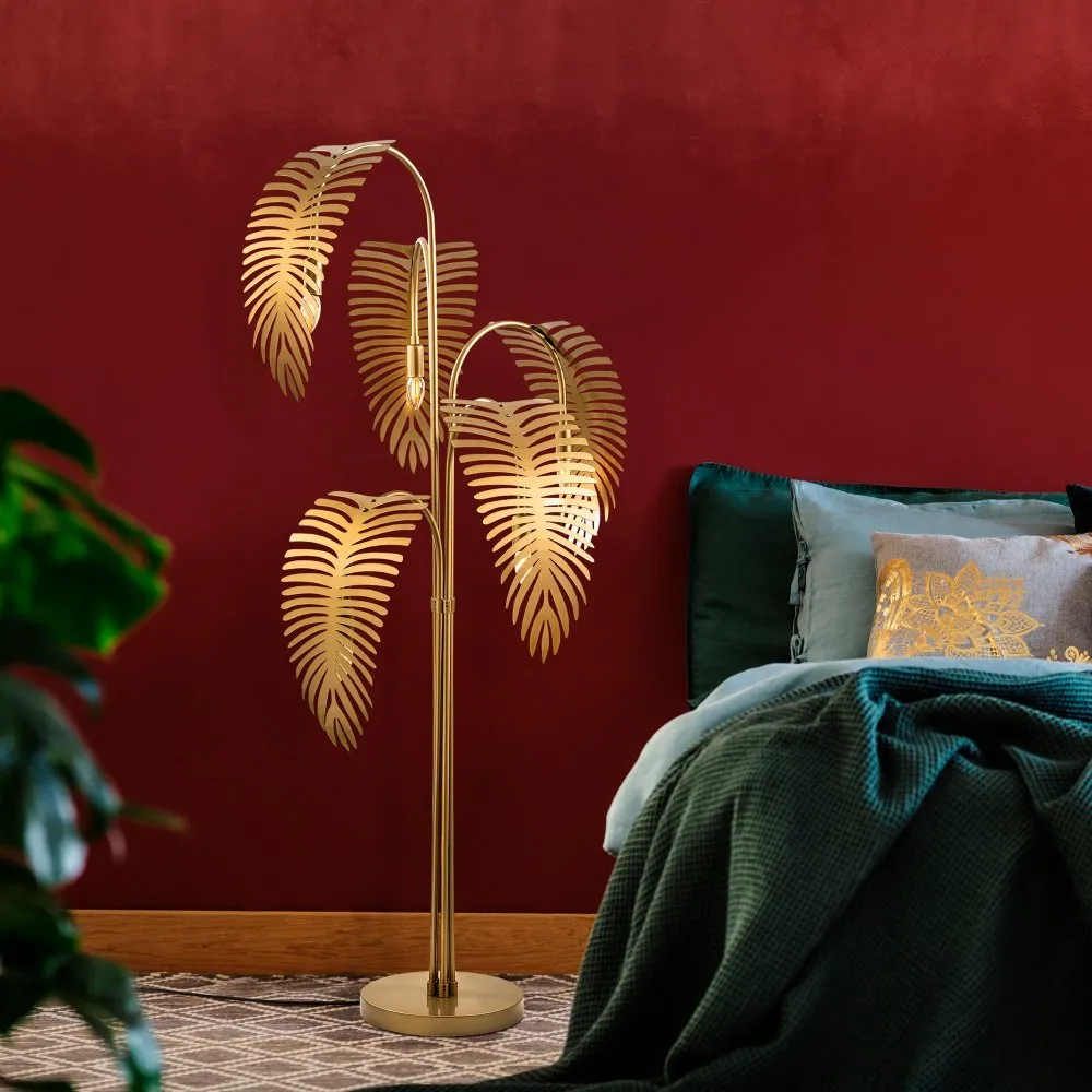 Podna lampa Palm 13925 Gold