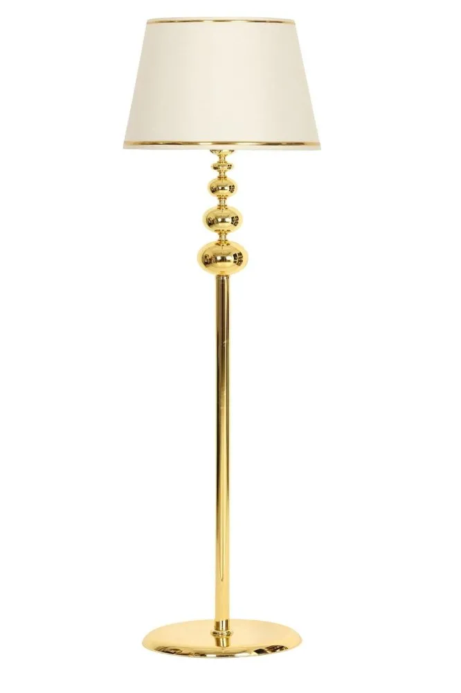 Podna lampa Vega 3 Gold Cream