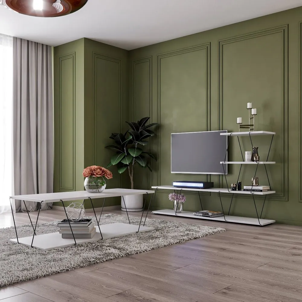Polica Basak White