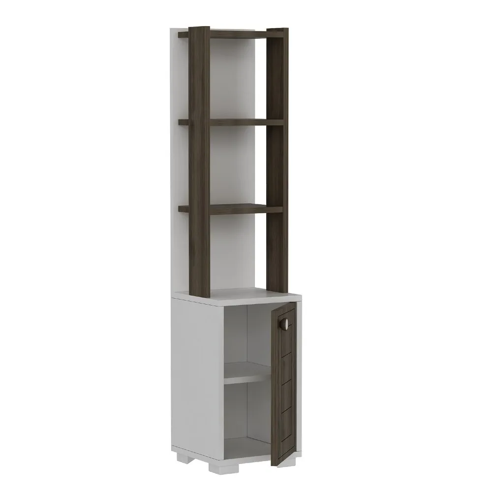 Polica za knjige Anka White Walnut
