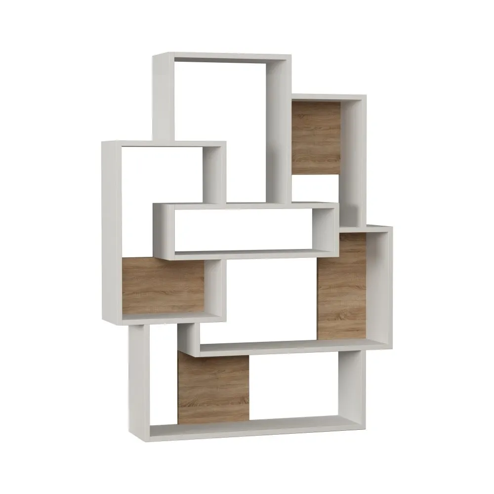 Polica za knjige Barce White Oak