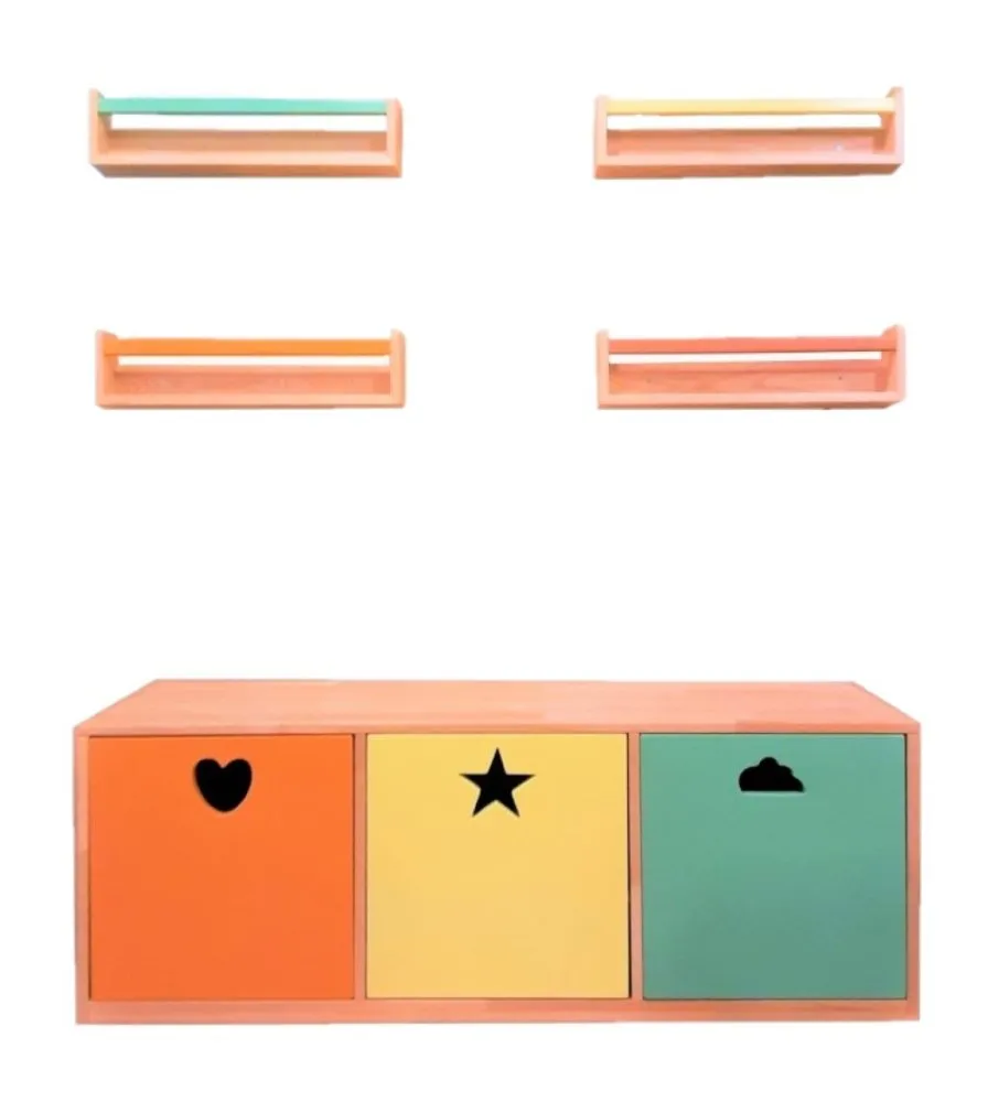 Polica za knjige Bookshelf And Toys Cabinet