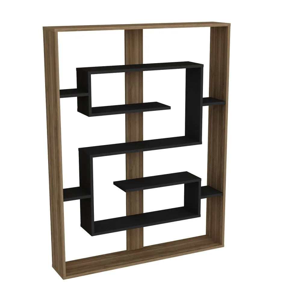 Polica za knjige Esteban Walnut Black