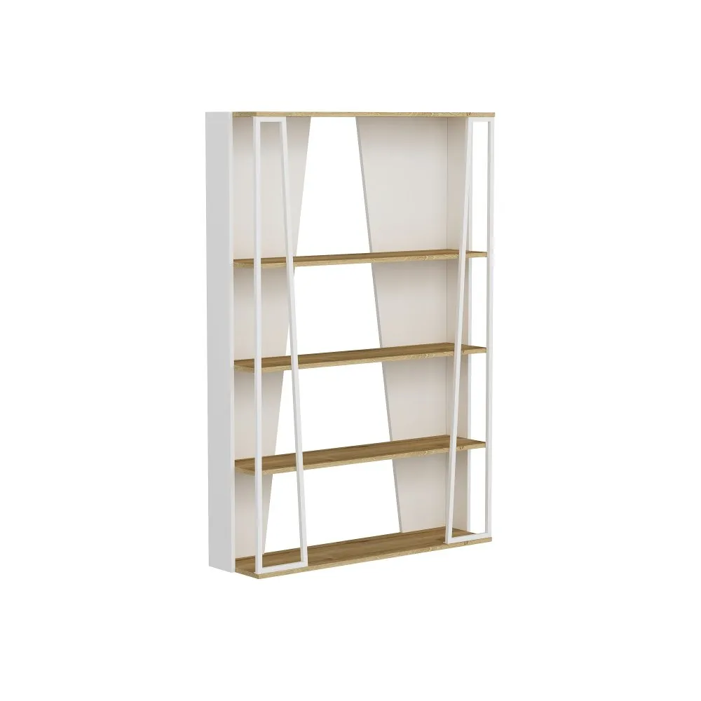 Polica za knjige Lissa Bookshelf White