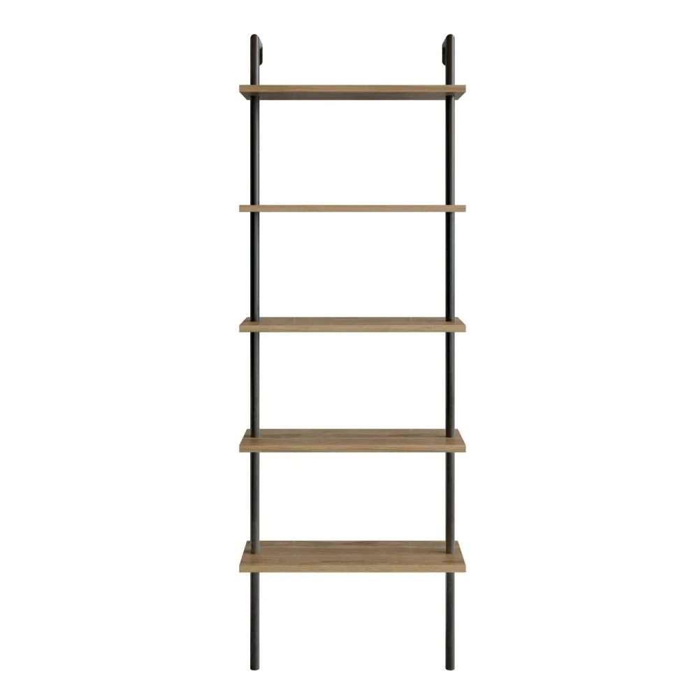 Polica za knjige Paula Walnut Black