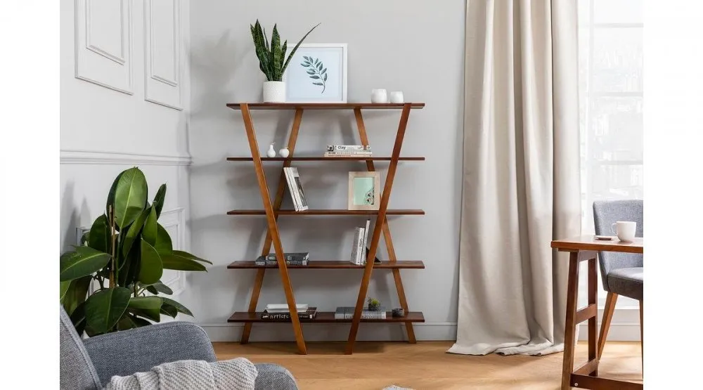 Polica za knjige Perla Walnut