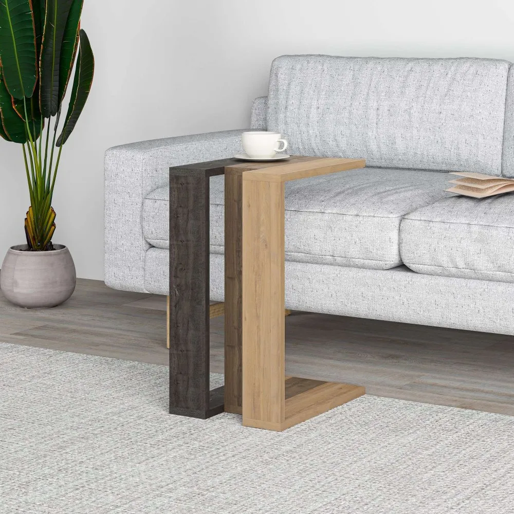 Pomoćni stočić Muju Dark Coffee Hitit Sapphire Oak