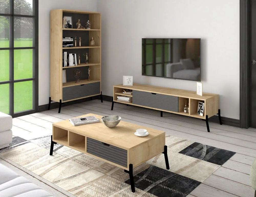 Ponuse Sapphire Oak Anthracite