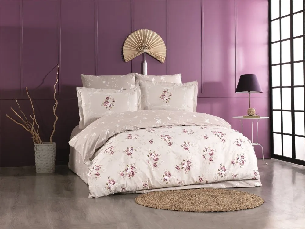 Poplin posteljina (200 x 220) Martha Beige