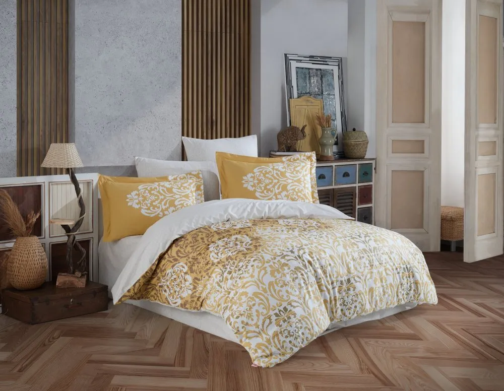 Poplin posteljina (200 x 220) Serenity Gold
