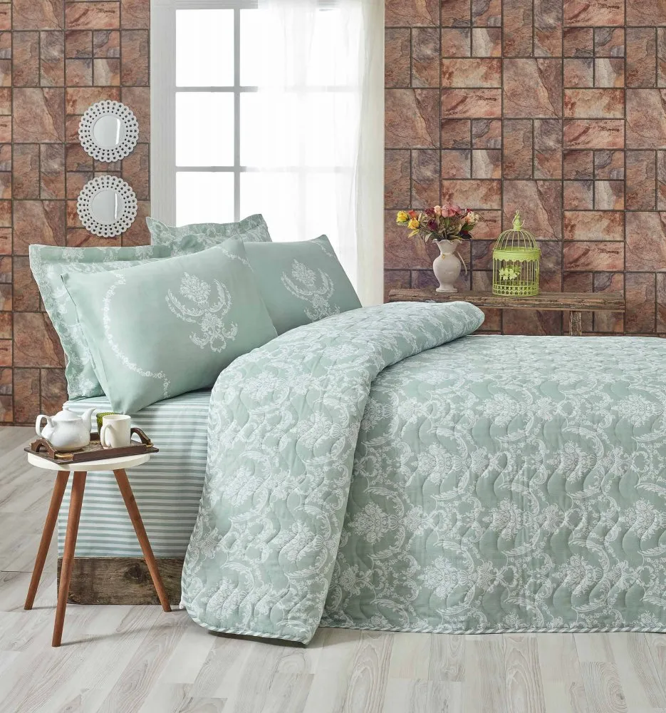 Posteljina (200x220) Pure Water Green