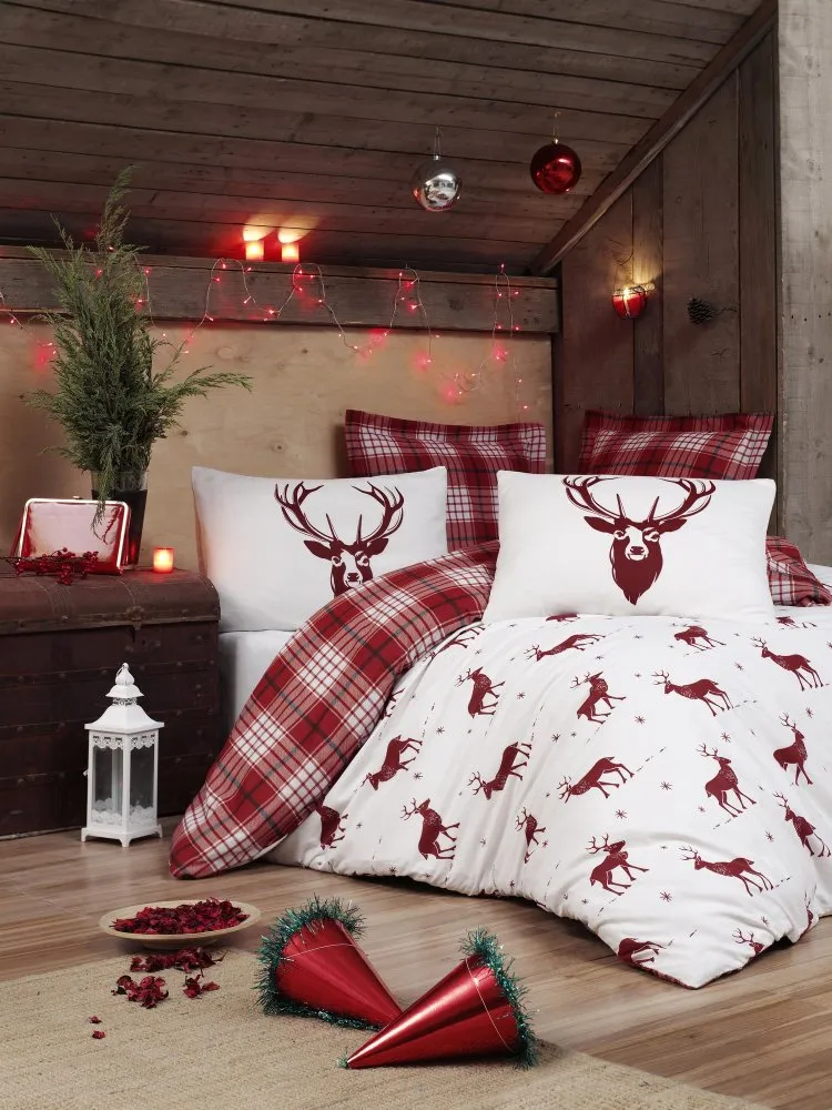 Posteljina Geyik Claret Red