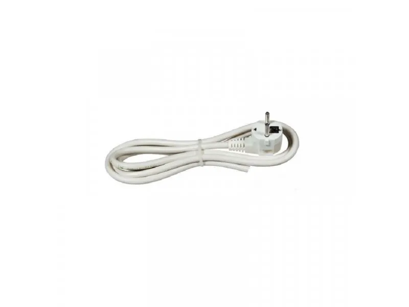 Priključni kabl 16A 250V 3500W, beli, 2m, bulk H05VV-F 3G1,5 C0514M