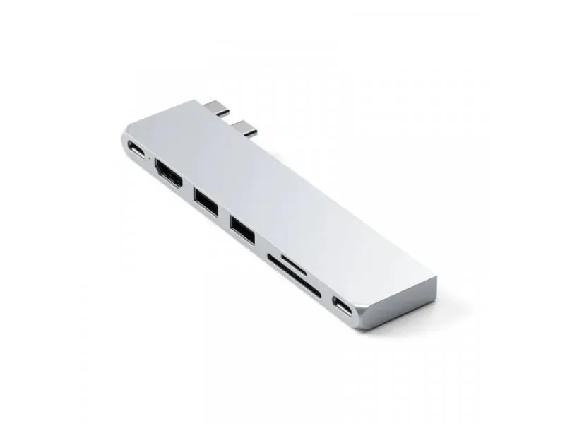 Pro Slim Silver Multiport Hub